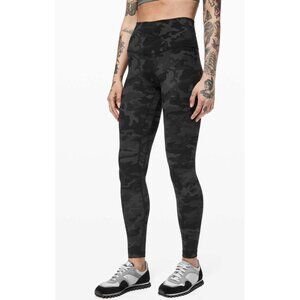 LULULEMON Align Pant 28" Incognito Camo Multi Grey Athleisure - Size US 2
